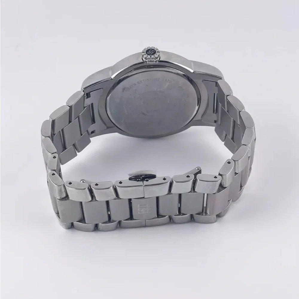ESQ Movado Excel Black / Stainless Steel ES.01.1.14.5540 #113 new battery